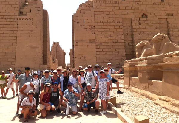 Aleja sfinksów - Karnak. Wycieczka do Luksoru z Hurghady i Marsa Alam.